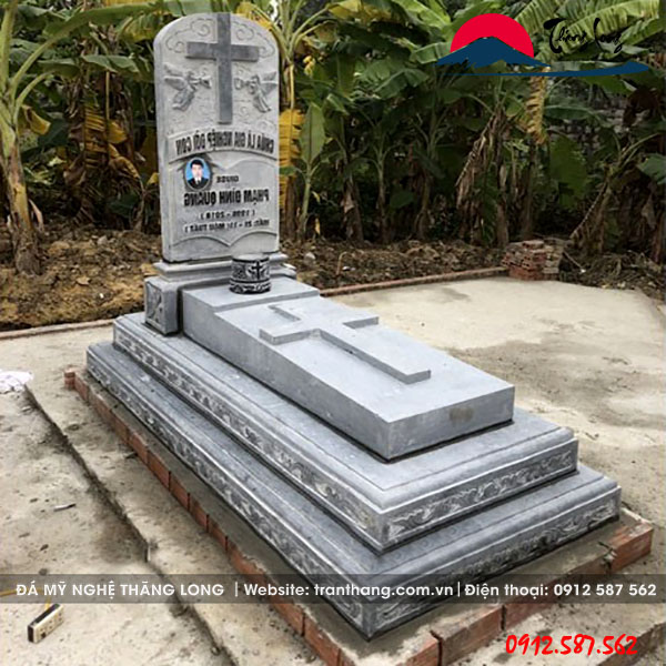 mộ đá tam cấp | Đá mỹ nghệ Thăng Long