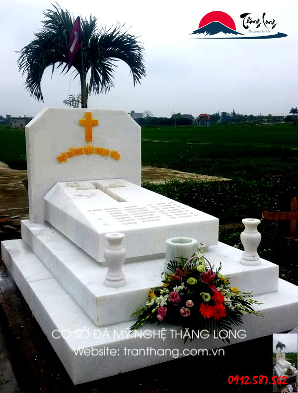 Mộ Đá tam cấp | Đá Mỹ Nghệ Thăng Long | Mẫu – 072 mộ đá tam cấp | Đá Mỹ Nghệ Thăng Long