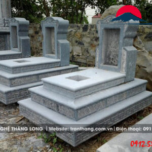 mộ đá tam cấp | Đá mỹ nghệ Thăng Long
