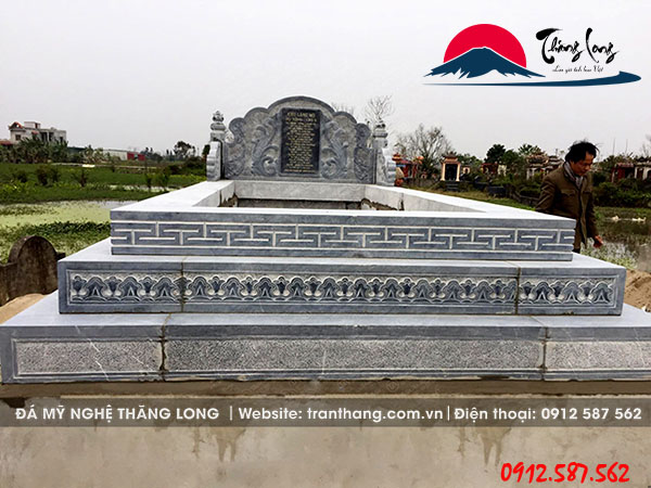 Mộ Đá tam cấp | Đá Mỹ Nghệ Thăng Long | Mẫu – 087 mộ đá tam cấp | Đá Mỹ Nghệ Thăng Long