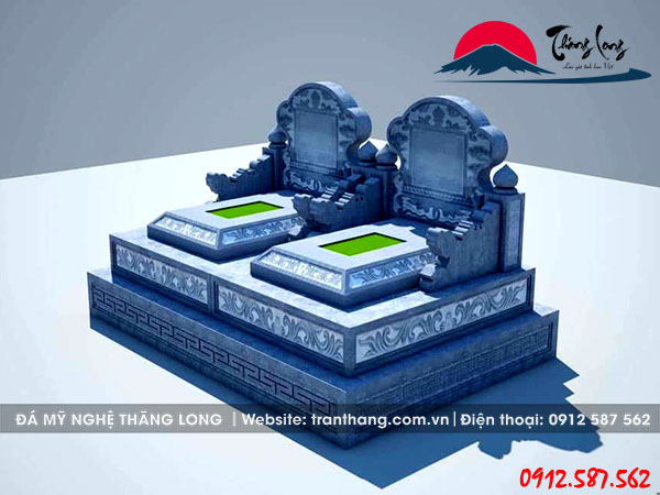 Mộ Đá tam cấp | Đá Mỹ Nghệ Thăng Long | Mẫu – 09 mộ đá tam cấp | Đá Mỹ Nghệ Thăng Long