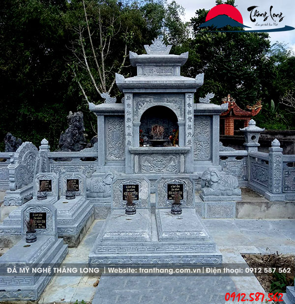 Mộ Đá tam cấp | Đá Mỹ Nghệ Thăng Long | Mẫu – 095 mộ đá tam cấp | Đá Mỹ Nghệ Thăng Long