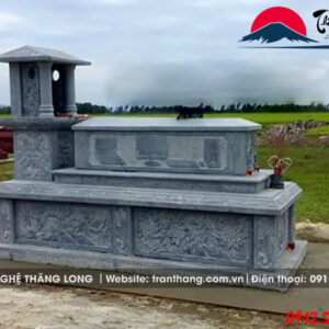 mộ đá tam cấp | Đá mỹ nghệ Thăng Long