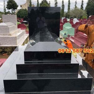 Mẫu mộ đá tam cấp đẹp | Đá Thăng Long | Mẫu 022