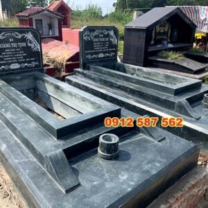 Mẫu mộ đá tam cấp đẹp | Đá Thăng Long | Mẫu 023
