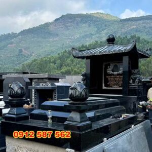 Mẫu mộ đá tam cấp đẹp | Đá Thăng Long | Mẫu 030