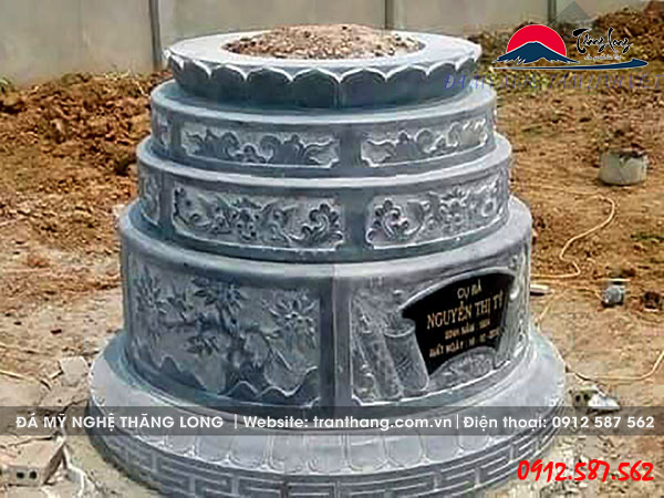 Mộ Đá Tròn | Đá Mỹ Nghệ Thăng Long | Mẫu – 010 Mộ Đá Tròn | Đá Mỹ Nghệ Thăng Long