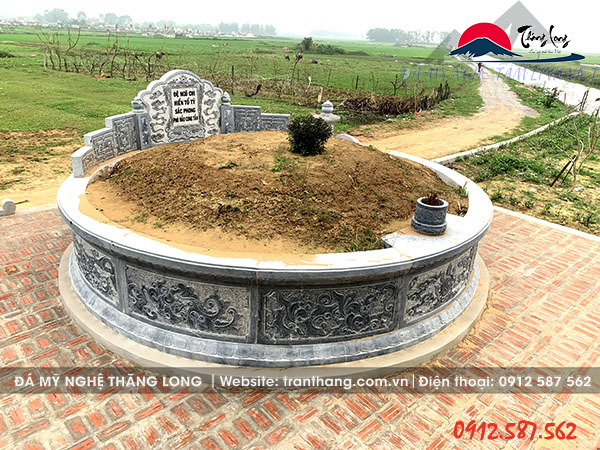 Mộ Đá Tròn | Đá Mỹ Nghệ Thăng Long | Mẫu – 015 Mộ Đá Tròn | Đá Mỹ Nghệ Thăng Long