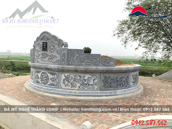 Mộ Đá Tròn | Đá Mỹ Nghệ Thăng Long | Mẫu – 017 Mộ Đá Tròn | Đá Mỹ Nghệ Thăng Long