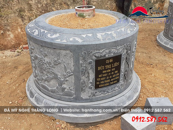 Mộ Đá Tròn | Đá Mỹ Nghệ Thăng Long | Mẫu – 06 Mộ Đá Tròn | Đá Mỹ Nghệ Thăng Long
