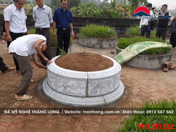 Mộ Đá Tròn | Đá Mỹ Nghệ Thăng Long | Mẫu – 09 Mộ Đá Tròn | Đá Mỹ Nghệ Thăng Long