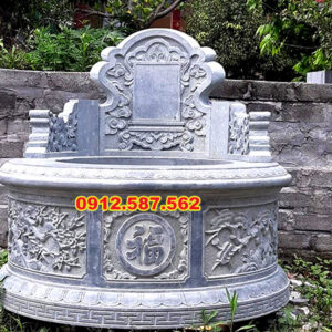 Mộ đá tròn – Mẫu mộ đá độc đáo, mang ý nghĩa phong thủy | Đá Thăng Long | Mẫu 011