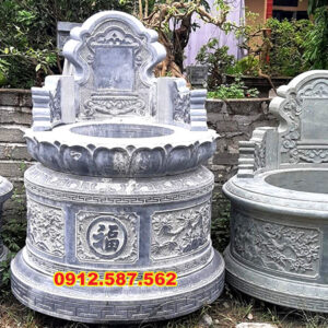 Mộ đá tròn – Mẫu mộ đá độc đáo, mang ý nghĩa phong thủy | Đá Thăng Long | Mẫu 012