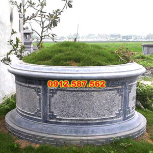 Mộ đá tròn – Mẫu mộ đá độc đáo, mang ý nghĩa phong thủy | Đá Thăng Long | Mẫu 013