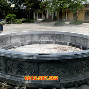 Mộ đá tròn – Mẫu mộ đá độc đáo, mang ý nghĩa phong thủy | Đá Thăng Long | Mẫu 024
