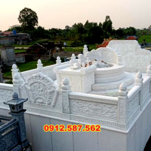 Mộ đá tròn – Mẫu mộ đá độc đáo, mang ý nghĩa phong thủy | Đá Thăng Long | Mẫu 034