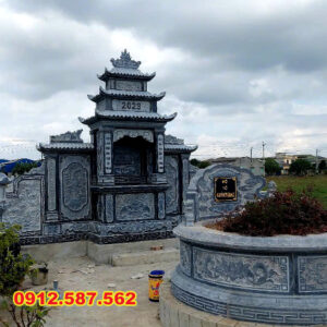 Mộ đá tròn – Mẫu mộ đá độc đáo, mang ý nghĩa phong thủy | Đá Thăng Long | Mẫu 046