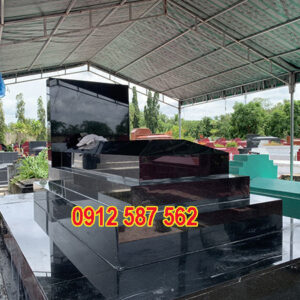 Mộ đá hoa cương granite đẹp | Đá Thăng Long | Mẫu 042