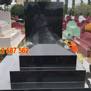 Mộ đá hoa cương granite đẹp | Đá Thăng Long | Mẫu 043