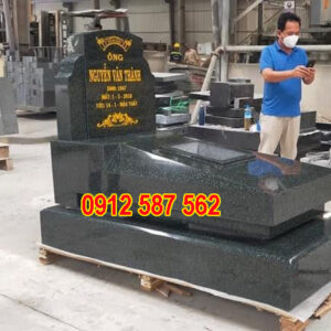 Mộ đá hoa cương granite đẹp | Đá Thăng Long | Mẫu 049