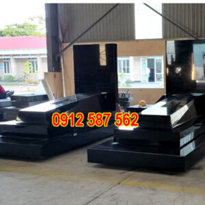 Mộ đá hoa cương granite đẹp | Đá Thăng Long | Mẫu 051