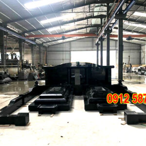 Mộ đá hoa cương granite đẹp | Đá Thăng Long | Mẫu 054