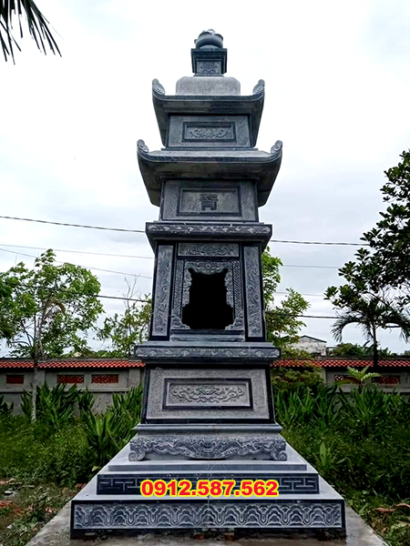 Báo giá mộ tháp đá xanh Ninh Bình năm 2025