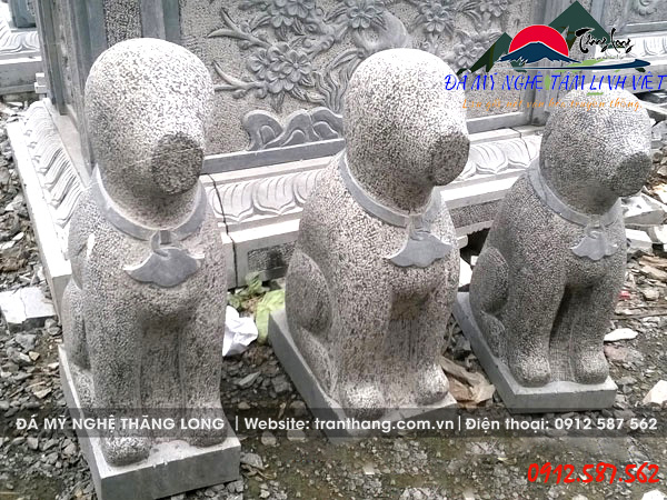 Tượng chó đá | Đá Mỹ Nghệ Thăng Long | Mẫu – 014 Tượng chó đá | Đá Mỹ Nghệ Thăng Long
