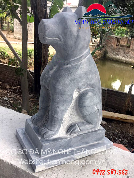 Tượng chó đá | Đá Mỹ Nghệ Thăng Long | Mẫu – 020 Tượng chó đá | Đá Mỹ Nghệ Thăng Long