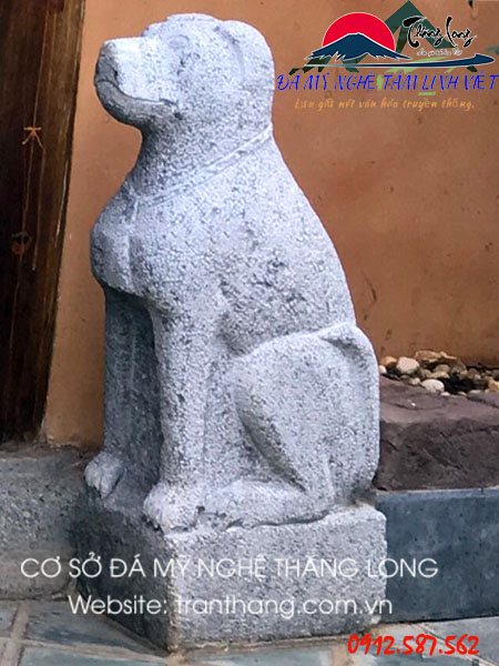 Tượng chó đá | Đá Mỹ Nghệ Thăng Long | Mẫu – 021 Tượng chó đá | Đá Mỹ Nghệ Thăng Long