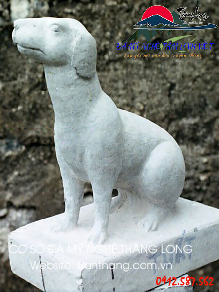 Tượng chó đá | Đá Mỹ Nghệ Thăng Long | Mẫu – 023 Tượng chó đá | Đá Mỹ Nghệ Thăng Long
