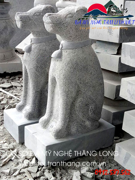 Tượng chó đá | Đá Mỹ Nghệ Thăng Long | Mẫu – 024 Tượng chó đá | Đá Mỹ Nghệ Thăng Long