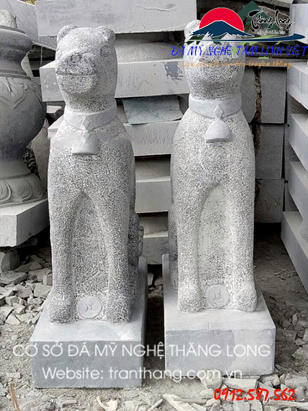 Tượng chó đá | Đá Mỹ Nghệ Thăng Long | Mẫu – 026 Tượng chó đá | Đá Mỹ Nghệ Thăng Long
