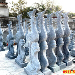 Tượng hạc đá nguyên khối đẹp | Linh vật phong thủy bền chắc – Đá Thăng Long | Mẫu 01