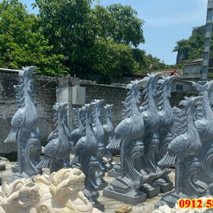 Linh vật đá chim hạc đẹp
