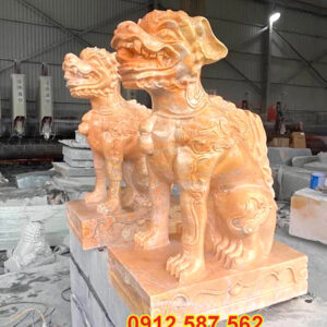 Tượng nghê đá | Đá Thăng Long | Mẫu 001