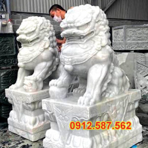 Tượng nghê đá | Đá Thăng Long | Mẫu 002