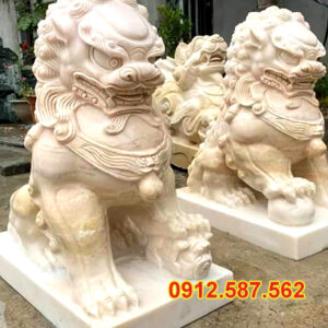 Tượng nghê đá | Đá Thăng Long | Mẫu 003