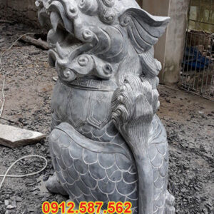 Tượng nghê đá | Đá Thăng Long | Mẫu 012