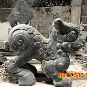 Tượng nghê đá | Đá Thăng Long | Mẫu 013