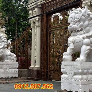 Tượng nghê đá | Đá Thăng Long | Mẫu 017
