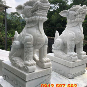 Tượng nghê đá | Đá Thăng Long | Mẫu 021