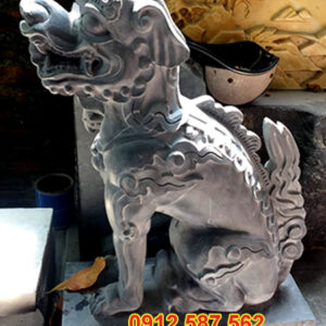 Tượng nghê đá | Đá Thăng Long | Mẫu 022