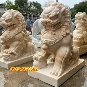 Tượng nghê đá | Đá Thăng Long | Mẫu 023