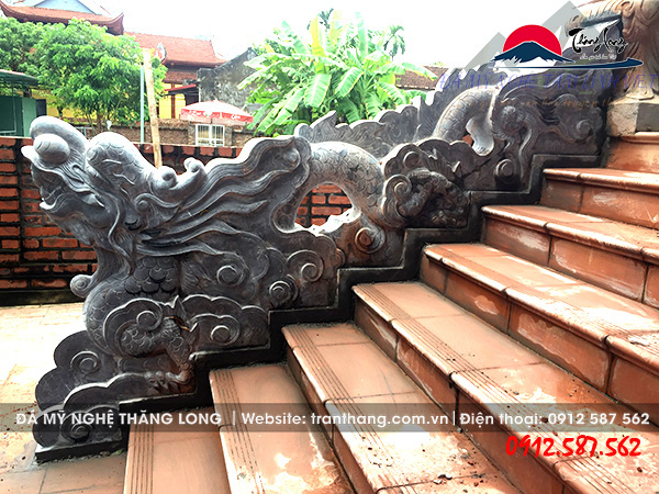 Mẫu rồng đá được đặt tại gia đình chú nam tỉnh Bắc Ninh.
