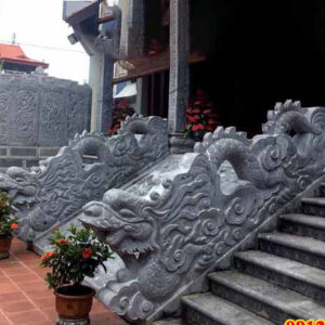 Mẫu rồng đá đẹp, chạm khắc tinh xảo từ đá xanh tự nhiên, mang ý nghĩa phong thủy.