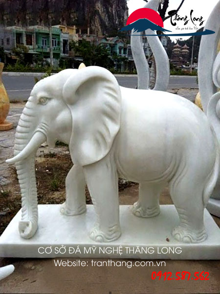 tượng voi đá mỹ nghệ thăng long