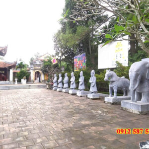 Tượng voi đá nguyên khối đẹp | Đá phong thủy bền chắc – Đá Thăng Long | Mẫu 07