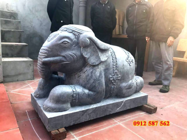 Linh vật voi đá phong thuỷ