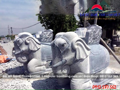 voi đá phong thủy sản xuất tại Ninh Bình